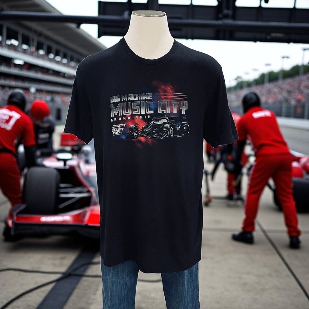 IndyCar Music City Grand Prix Shirt XL Nashville Racing Tee Graphic‎ Trending